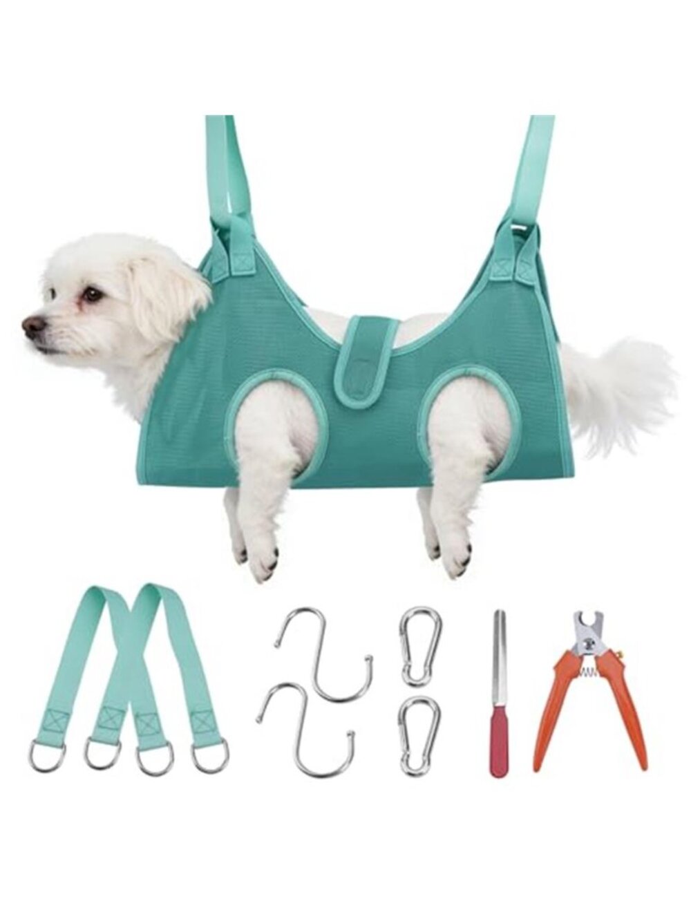 Dog Grooming Hammock for Small Dogs and Cats Pet Nail Sling Harness